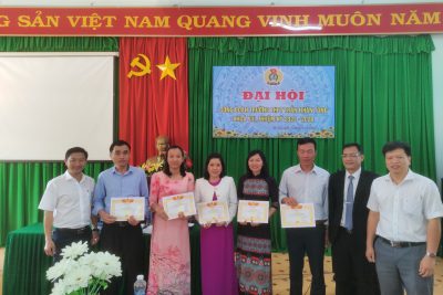 Đại hội công đoàn trường THPT Trần Nhân Tông thành công tốt đẹp.