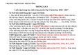 TRƯỜNG THPT TRẦN NHÂN TÔNG THÔNG BÁO Lịch tập trung học sinh trúng tuyển lớp 10 năm học 2026 – 2027